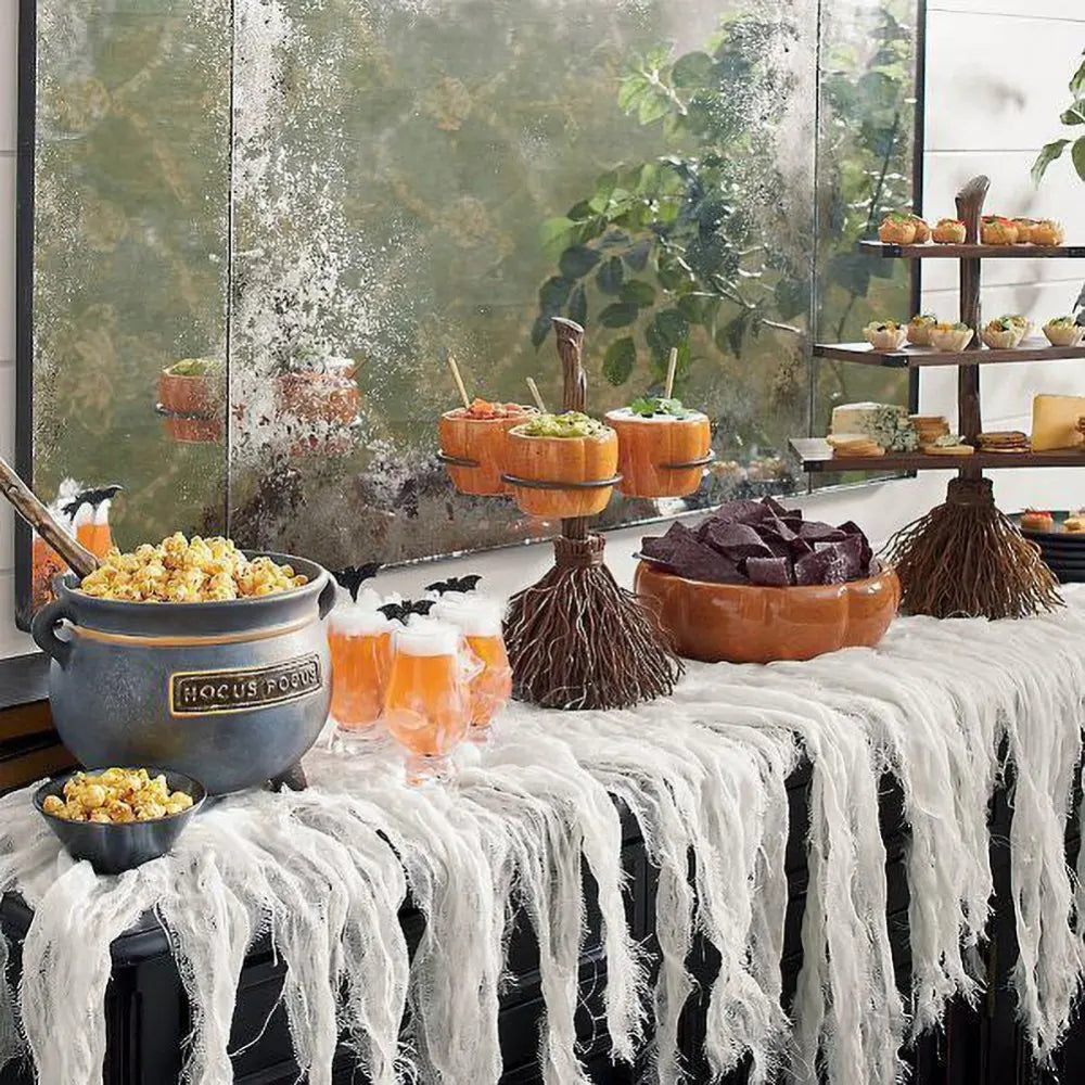 Halloween Pumpkin Snack Bowl and Storage Rack Spooky Themed Kitchen Accessory Adds Festive Fun to Your Home or Event for Party