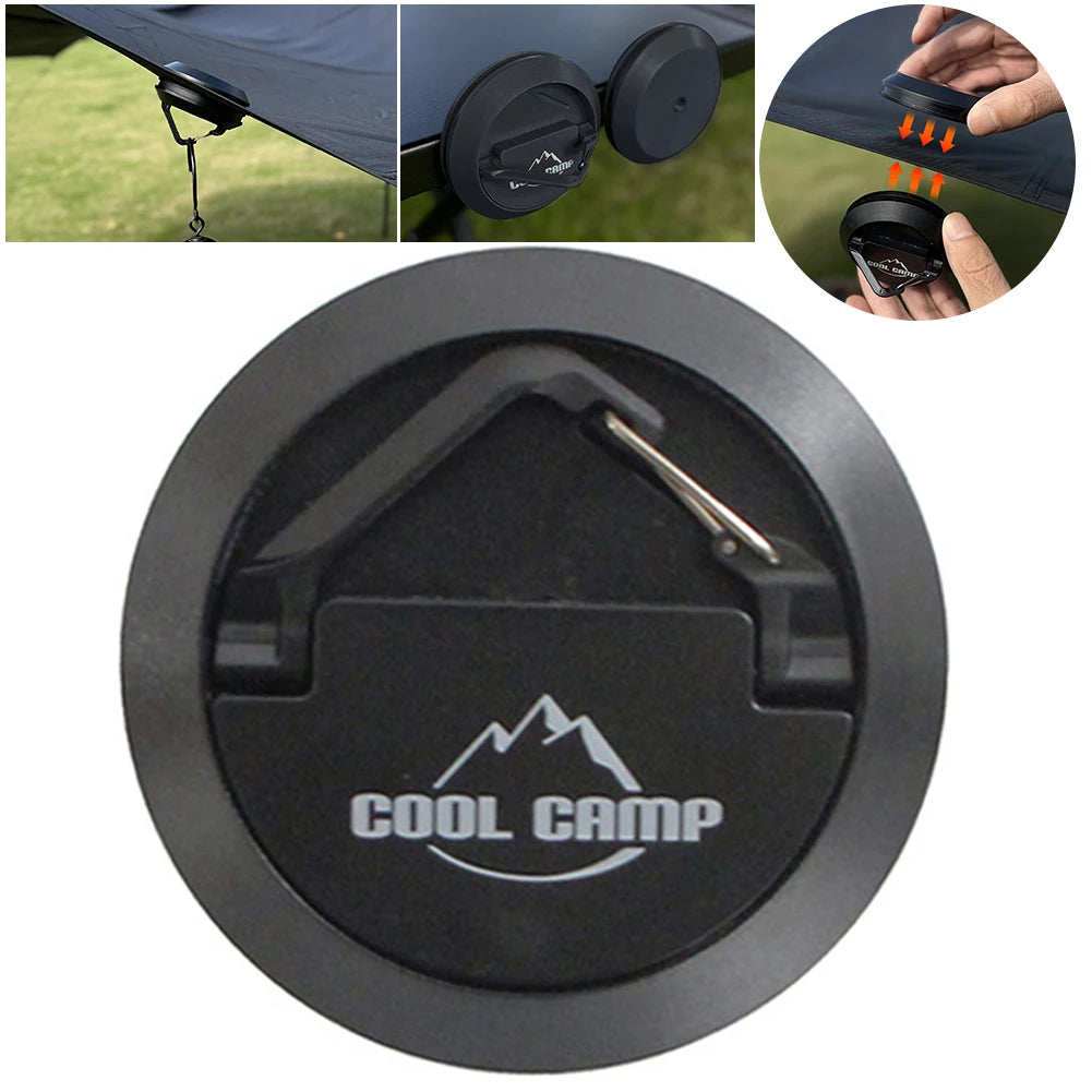 1-10pcs Camping Tent Hook Strong Magnetic Snap Clip Lock Buckle Outdoor Tent Canopy Hanging Buckle Hook Travel Outdoor Tools