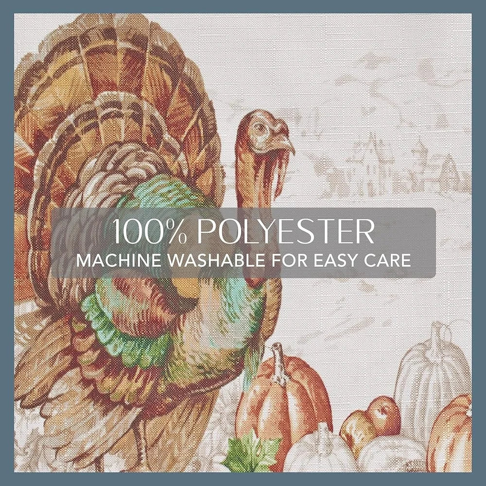 Elegant Autumn Placemats Set of 4 Seasonal Dining Table Decor 100 Polyester Machine Washable Thanksgiving Table Setting