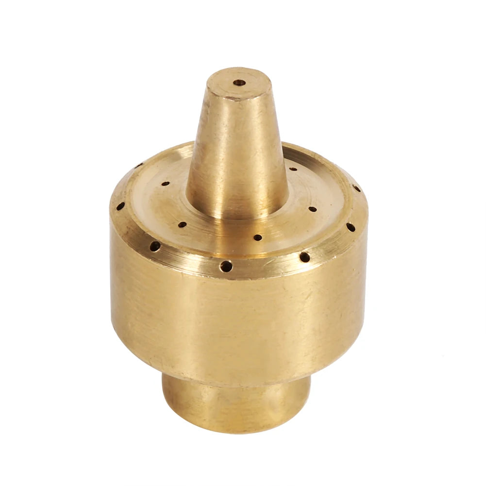 1/4" / 1/2" / 3/4" Brass Column Garden Pond Fountain Water Nozzle Sprinkler Spray Head Gold Pond Spray Nozzle
