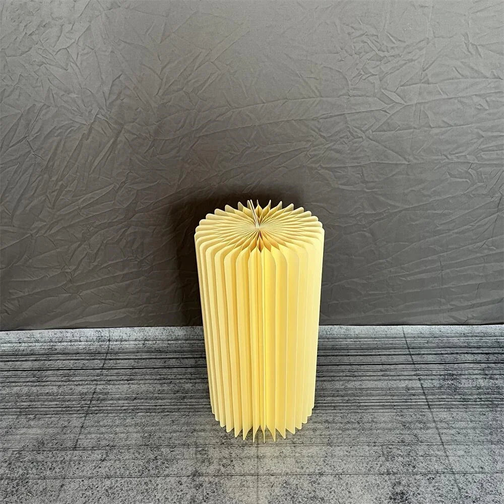 Paper Folding Cylinder Display Rack for Wedding Birthday Party Decor Dessert Table Cake Stand Home Ornaments Ramadan Decoration