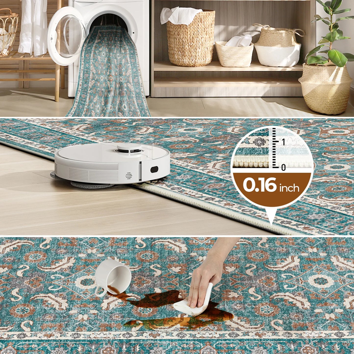7/10/12ft Large Living Room Carpet Light Luxury High-end Persian Bedroom Bedside Rug Large Area Retro Heavy Cloakroom Floor Mat