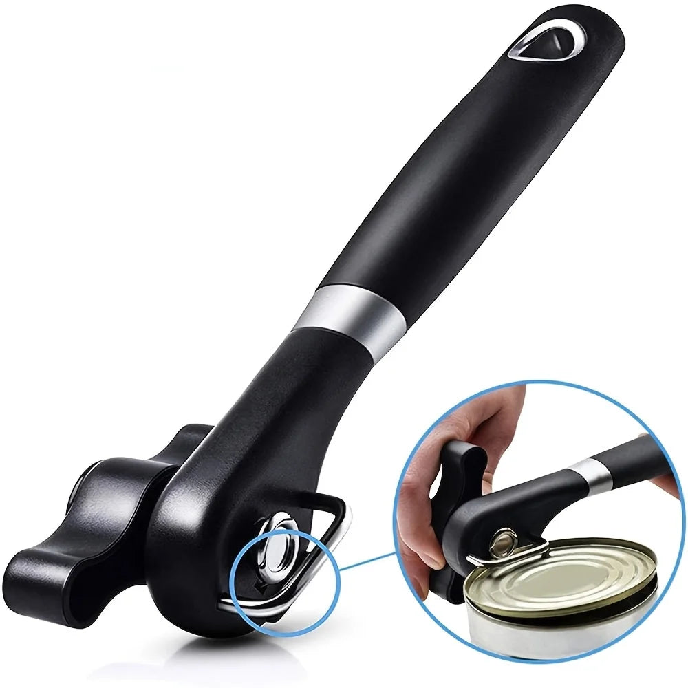 1pc Quick and Easy Stainless Steel Can Opener - A Multifunctional Kitchen Tool That Can Easily Open Cans