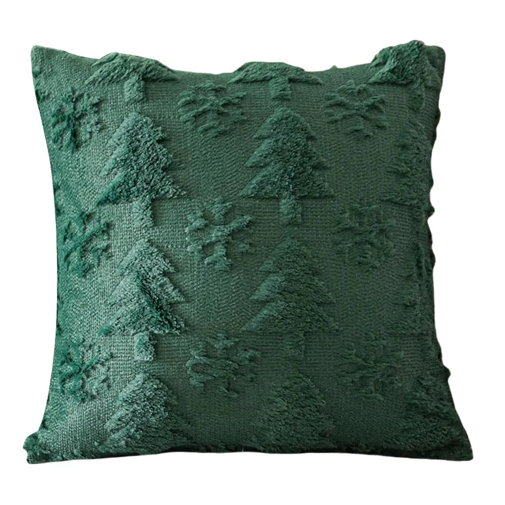 1/2/3PCS Christmas Decorative Cushion Cover Home New Year Room Sofa Throw Pillow Cover Xmas Tree Snowflake Printed Pillowcase
