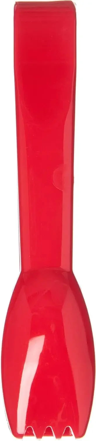 Carly Salad Tong, 6" Salad Tong, Red, 1 Pack ,tongs