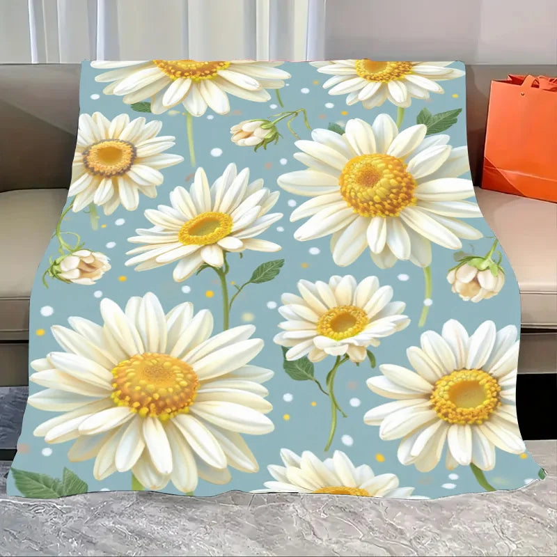 Flannel Blanket-Soft Lightweight All-season Autumn Leaves Soft Baby Blanket Cozy Newborn Throw For Kids Bedding