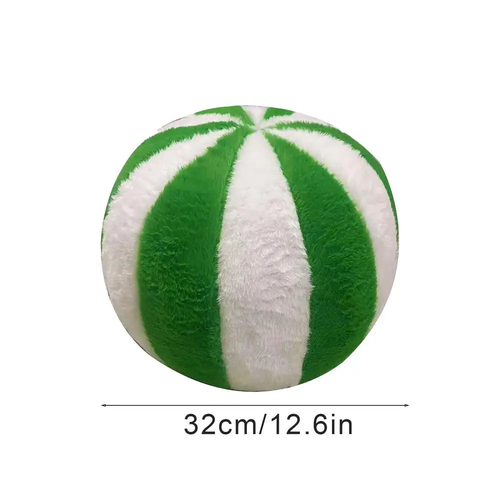Christmas Fun Candy Pillow Striped Lollipop Pillow With Core Home Living Room Sofa Ball Pillow Cushion Holiday Atmosphere Decor