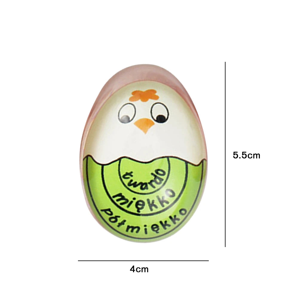Color Changing Plastic Boiled Egg Alarm Cute Egg Timer Mini Boiled Egg Alarm Timer Egg Cooking Tools Kitchen Gadgets