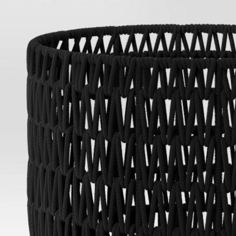 Rope basket - Made of braided rope, it is very textured and can be used for storage as well as decoration.