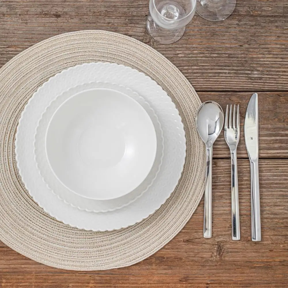 Dinnerware Not Only For Dinner 16 Piece Dinnerware Sets With Dishes, Bowls And Plates, Porcelain Dinner Set For 4, White,