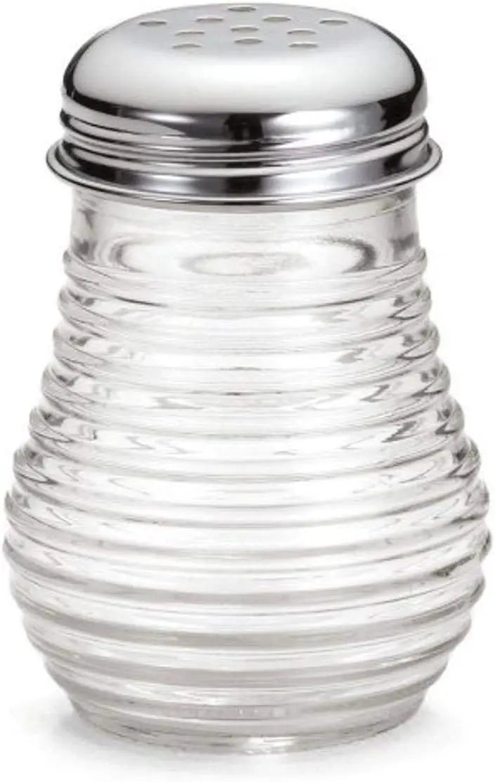 Shaker with Cheese Top, 2' Dia., 3-1/2' H, Stainless Steel, 1 Count (Pack of 1)