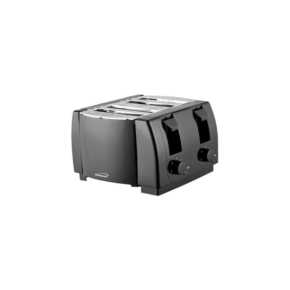4-Slice Cool Touch Toaster with 7 Settings Auto-Centering Guides Crumb Trays Cancel Buttons Instruction Manual