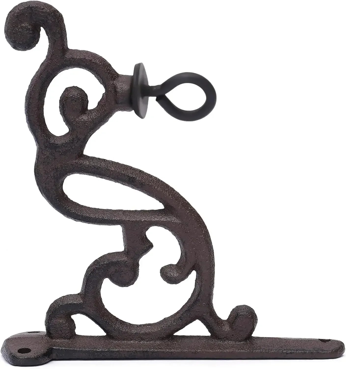 Cast Iron Door Bell, Wall Mounted Captains Bell Doorbell Hanging Ship Bell for Door Restaurant School Garden 13.5x13.5cm Black