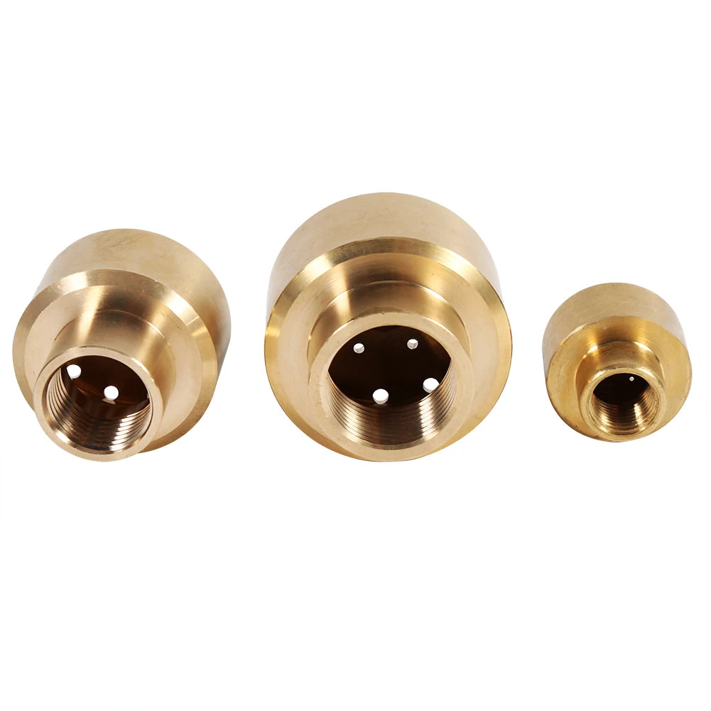 1/4" / 1/2" / 3/4" Brass Column Garden Pond Fountain Water Nozzle Sprinkler Spray Head Gold Pond Spray Nozzle