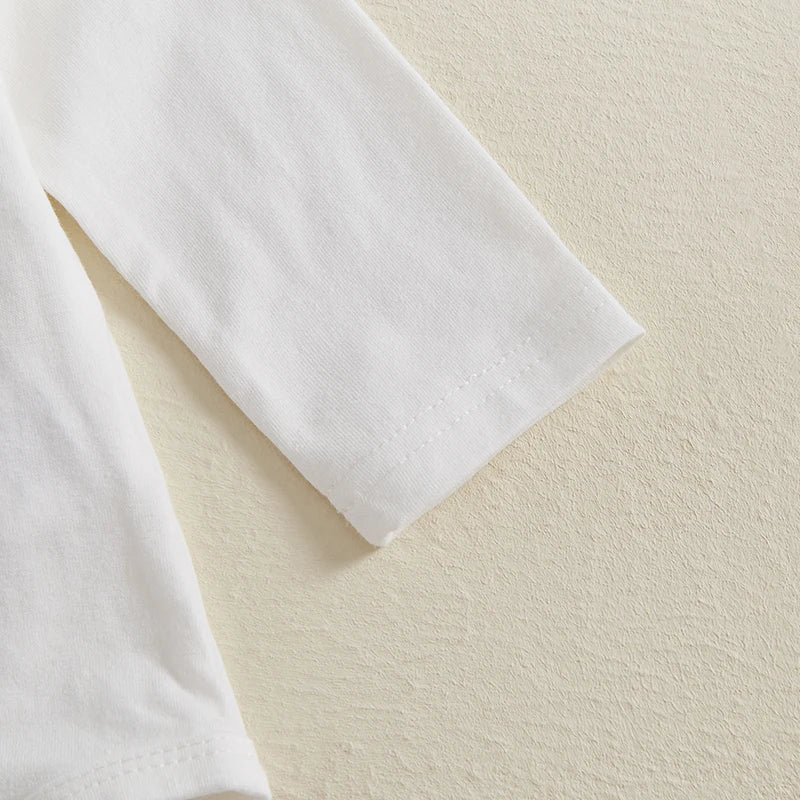 St Patrick s Day Toddler Girl Green Shamrock Print Long Sleeve Romper Ruffles Shorts Headband 3-Piece Outfit Set