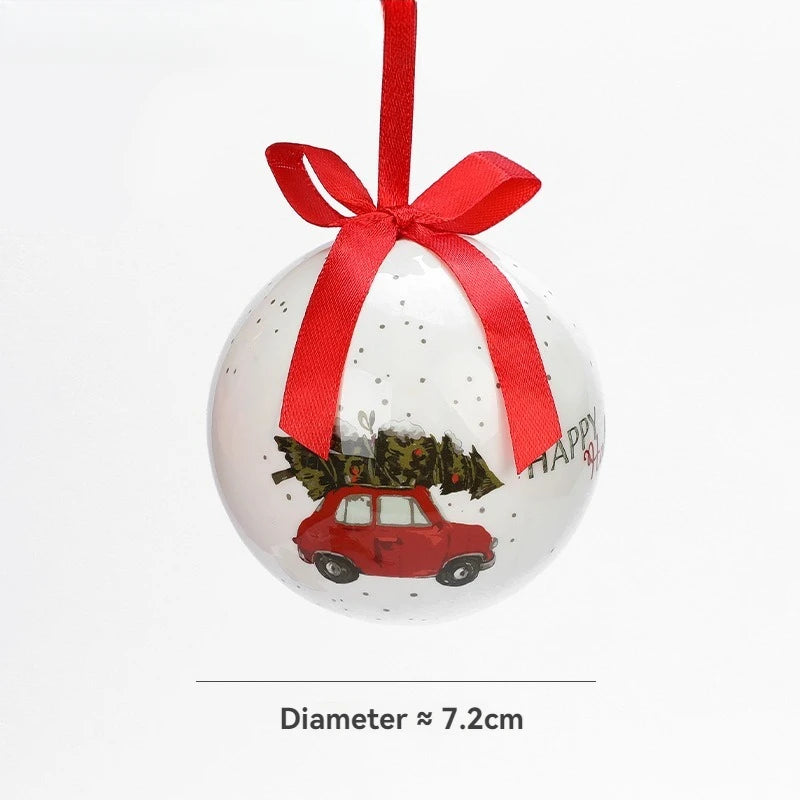 2024 Top Sale Manufacturers Wholesale Christmas Foam Ball Christmas Ornaments Christmas Tree Pendant