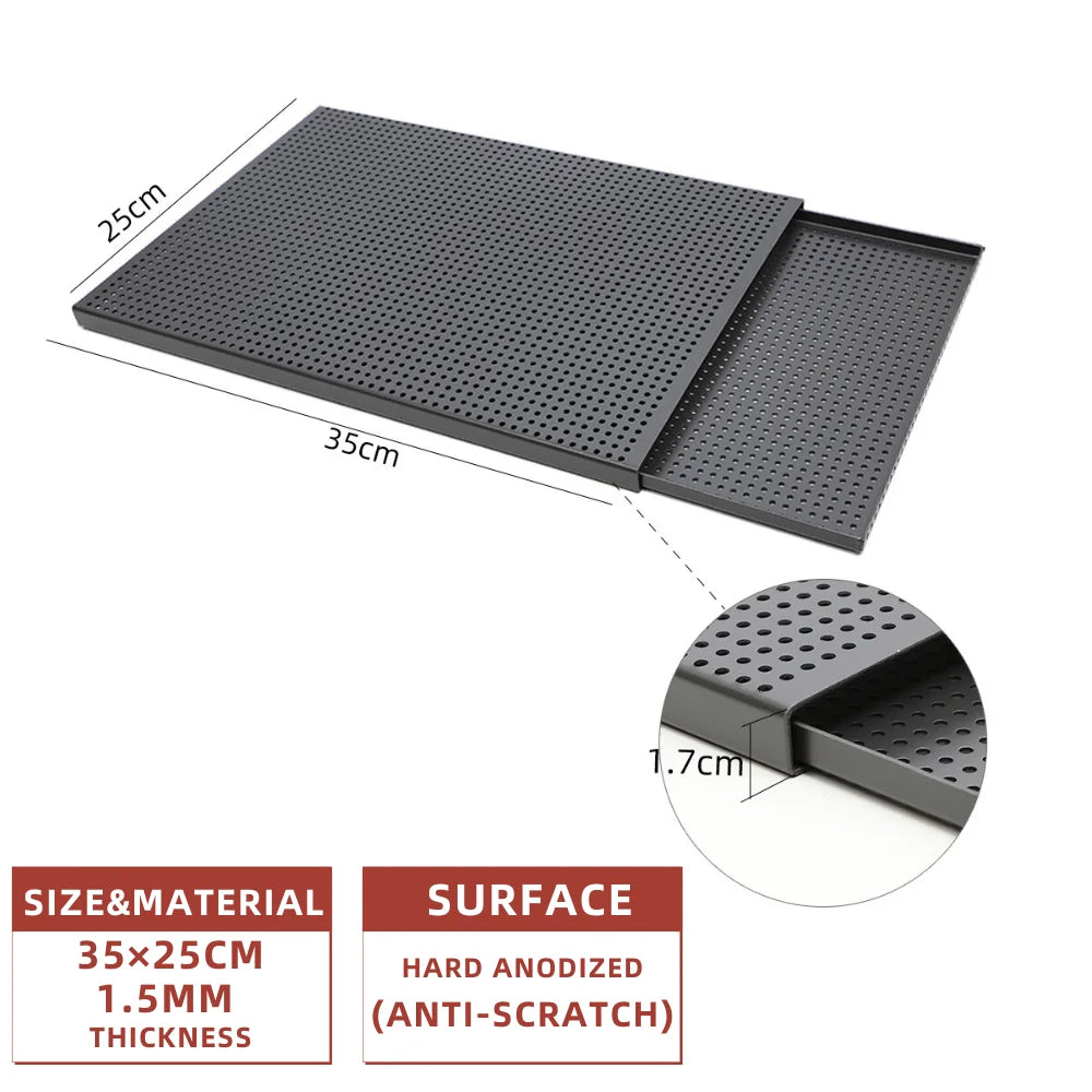 Puff Pastry Baking Tray Mille Feuille Rectangular Pastry molds Baking Pan Perforated Baking Pan Dish Oven Tray Bread With Hole