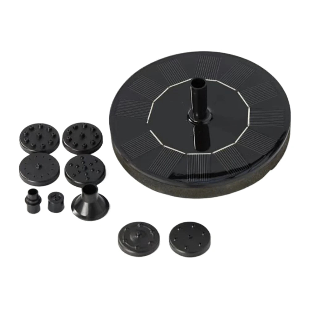 1.2W Solar Bird Bath Fountain Pump No Battery Solar Powered Water Fountain Pump for Bird Bath Ponds Garden Fish Tank and Outdoor