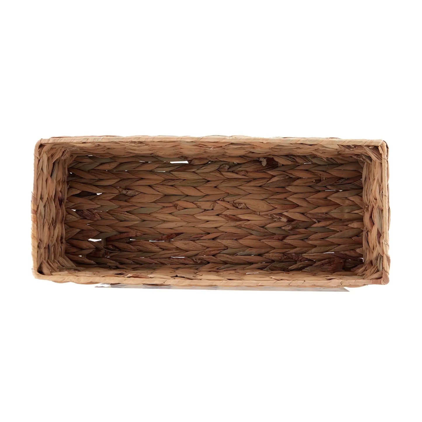 (4 Pack)Brown Hyacinth Storage Baskets, Woven Organizer Bins for Shelves, Closet, Kitchen, Bathroom, Home Decor and Organization