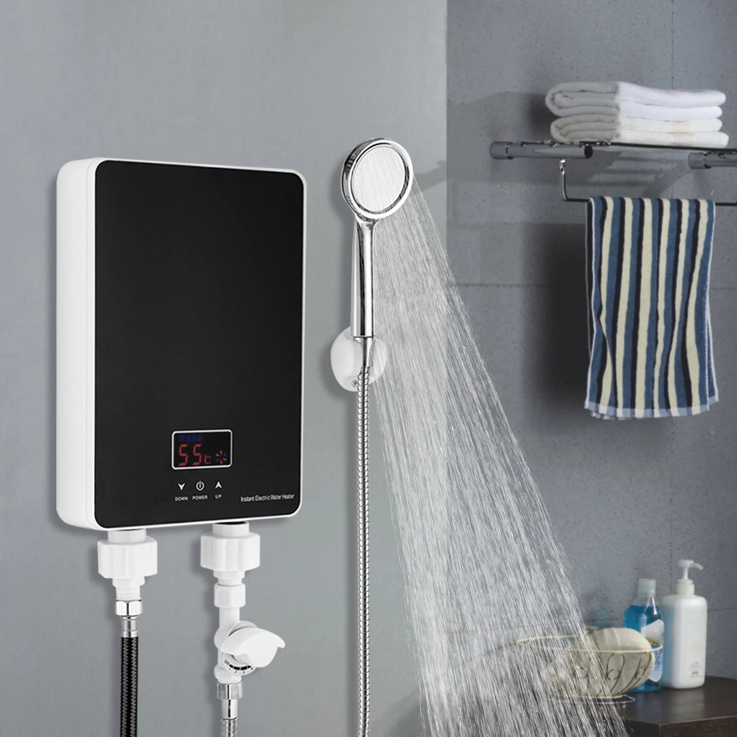 6000w Tankless Electric Water Heater Mini Under Sink Hot Water Heater Under Sink Instant Water Heater 220v Tankless Water Heater