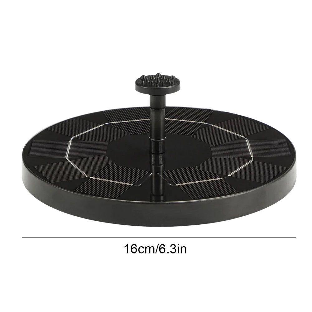 Solar Fountain with 8 Nozzles Floating Solar Fountain Free-Standing Floating Style Fountain for Outdoor Garden Pond Pool