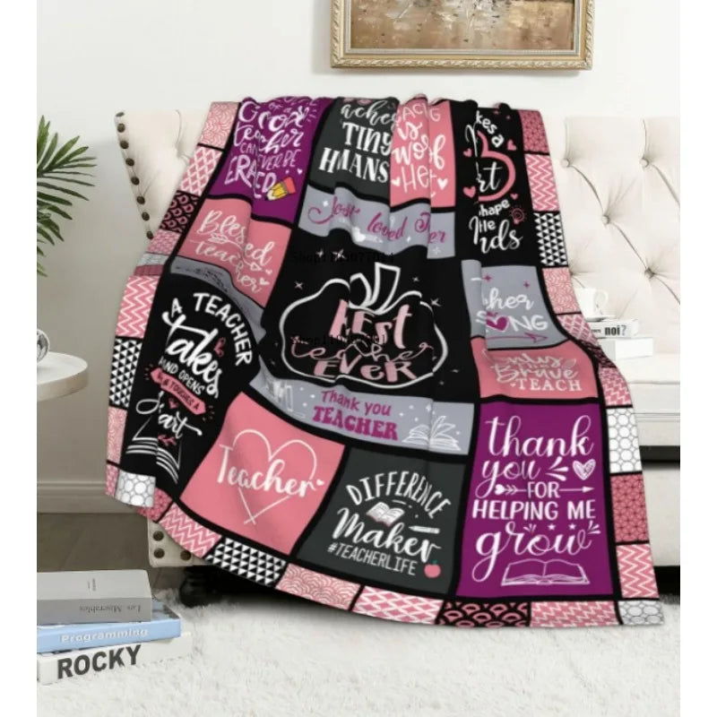 Birthday gifts for teachers to express gratitude Best gifts for teachers from students Teacher appreciation gifts blankets