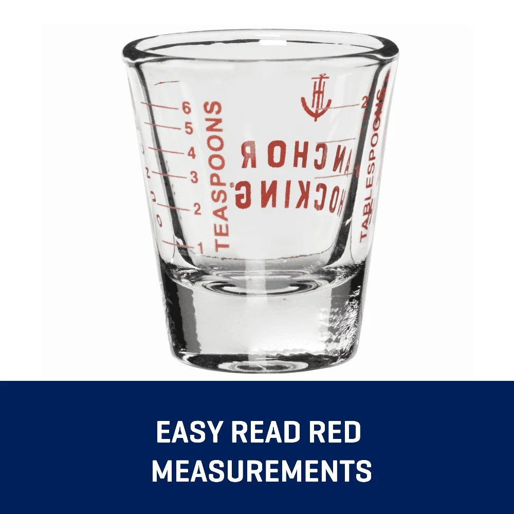 (6 pack Measuring Shot Glass 1 Ounce