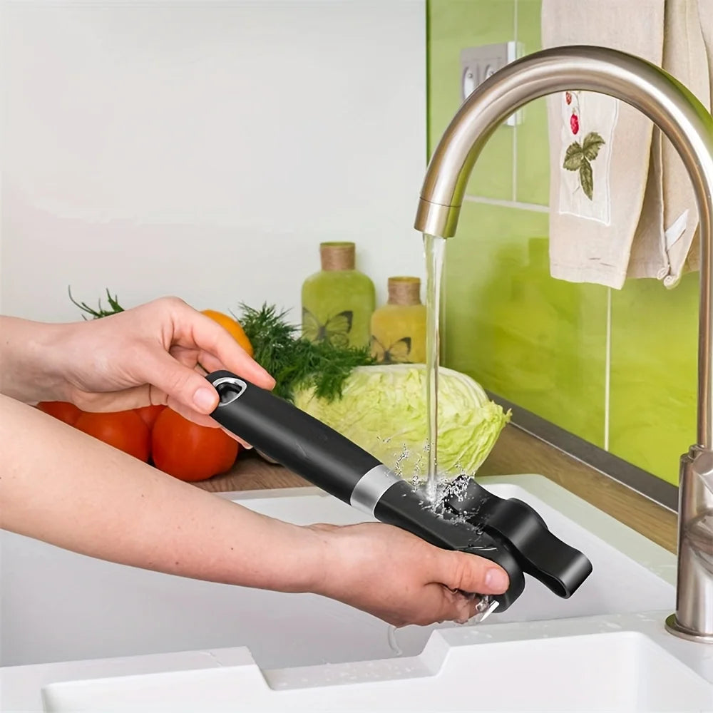 1pc Quick and Easy Stainless Steel Can Opener - A Multifunctional Kitchen Tool That Can Easily Open Cans