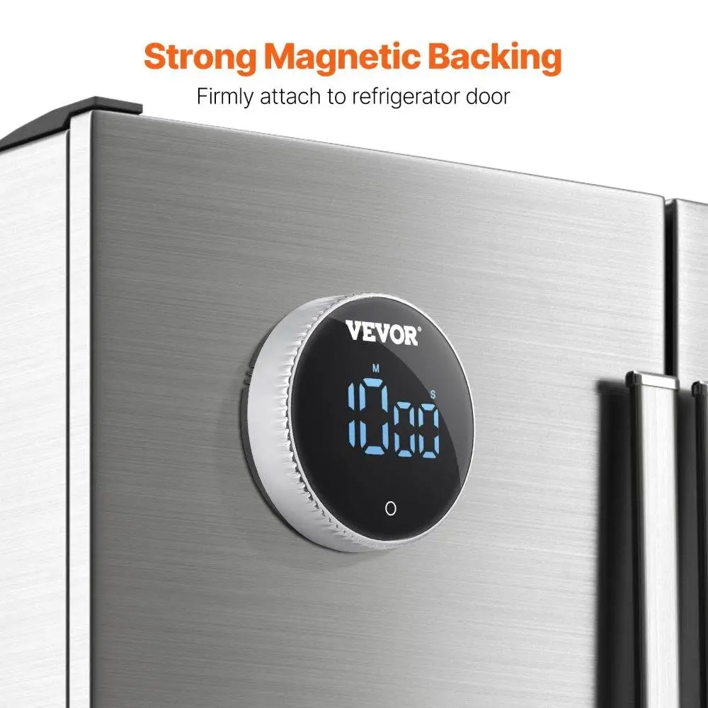 Digital Kitchen Timer Magnetic Countdown Durable Sticky Display