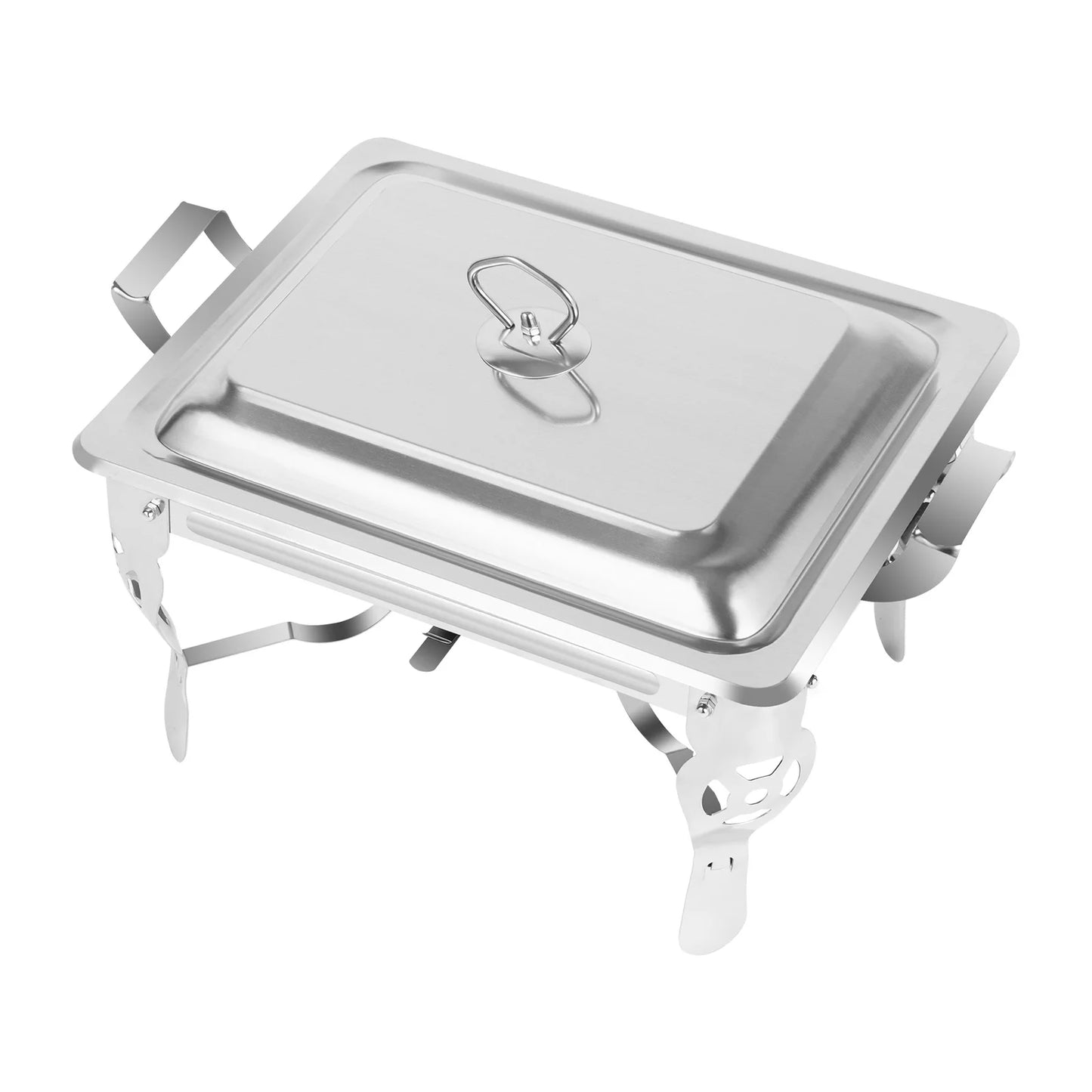 6L Dining Stove Heat Chafers for Catering Stainless Steel Food Warmers, Chafing Dishes Food Warmers with Pans,