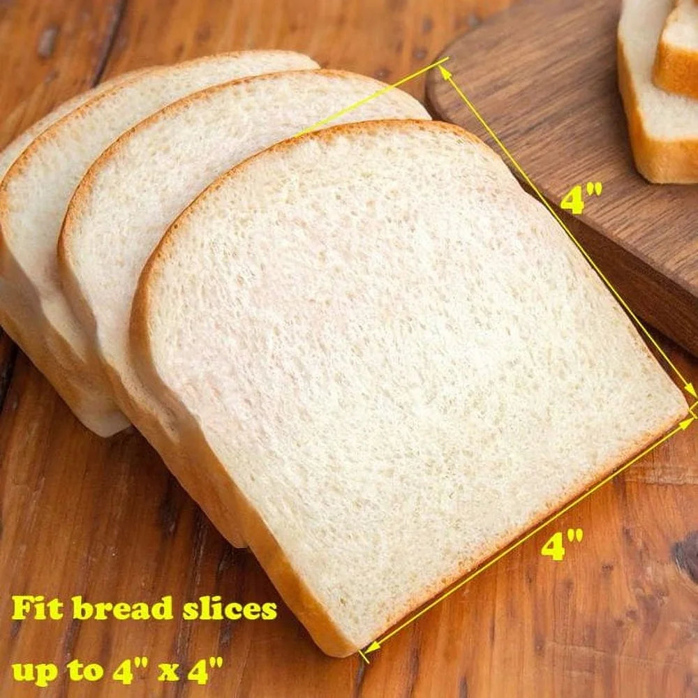 4 Slice Toaster with 6 Shade Settings Removable Crumb Tray Auto Centering Guides Easy Clean Cord Wrap Breakfast Snacks