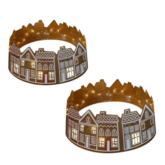 Christmas Tree Collar 26/28 Inches Led Skirt Collar Christmas Tree Collar Reusable Winter Tree Ring Holiday Supplies For Holiday