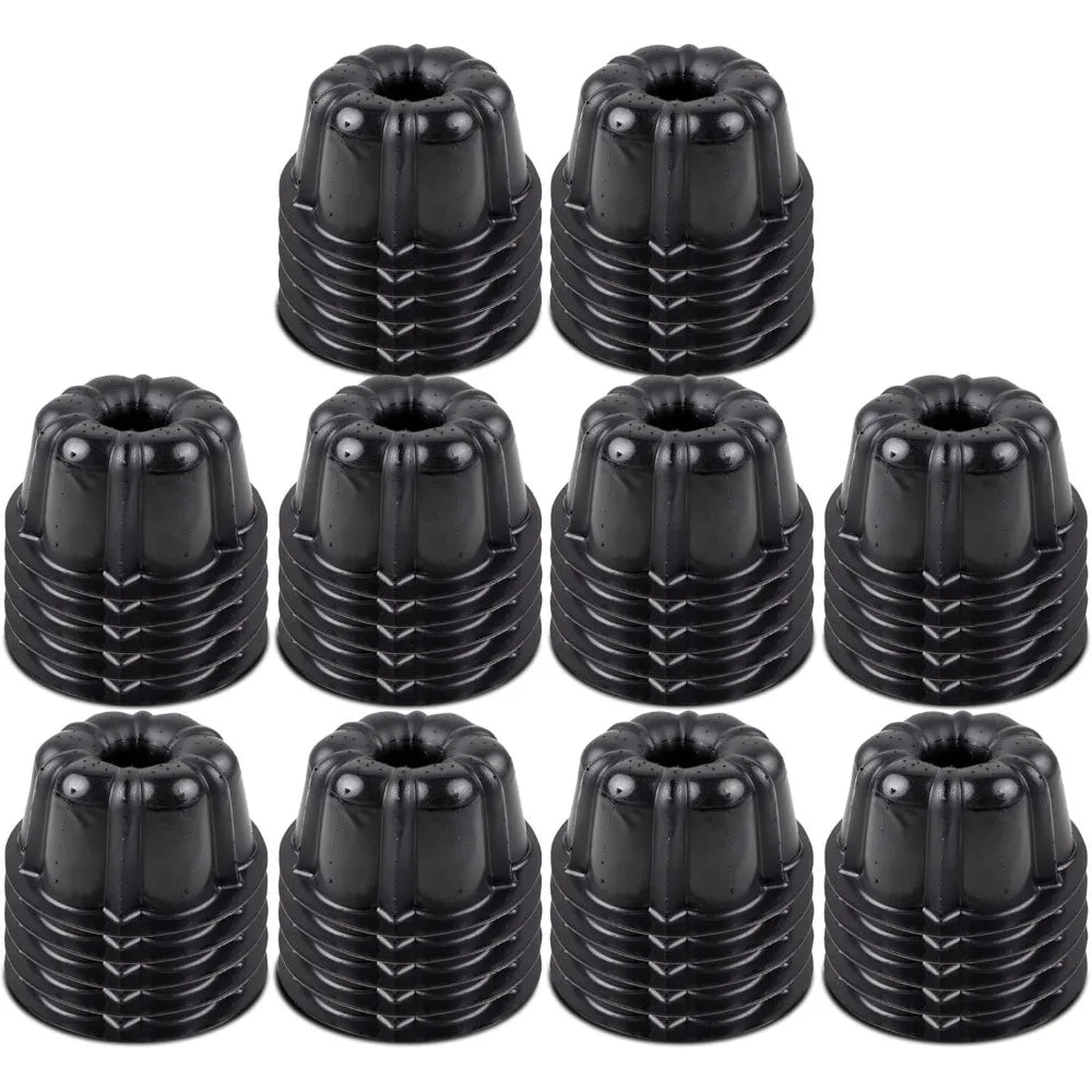 Bakeable Silicone Mini Cake Pan with Container - Non-Stick Reusable Mold for Baking Various Mini Cakes