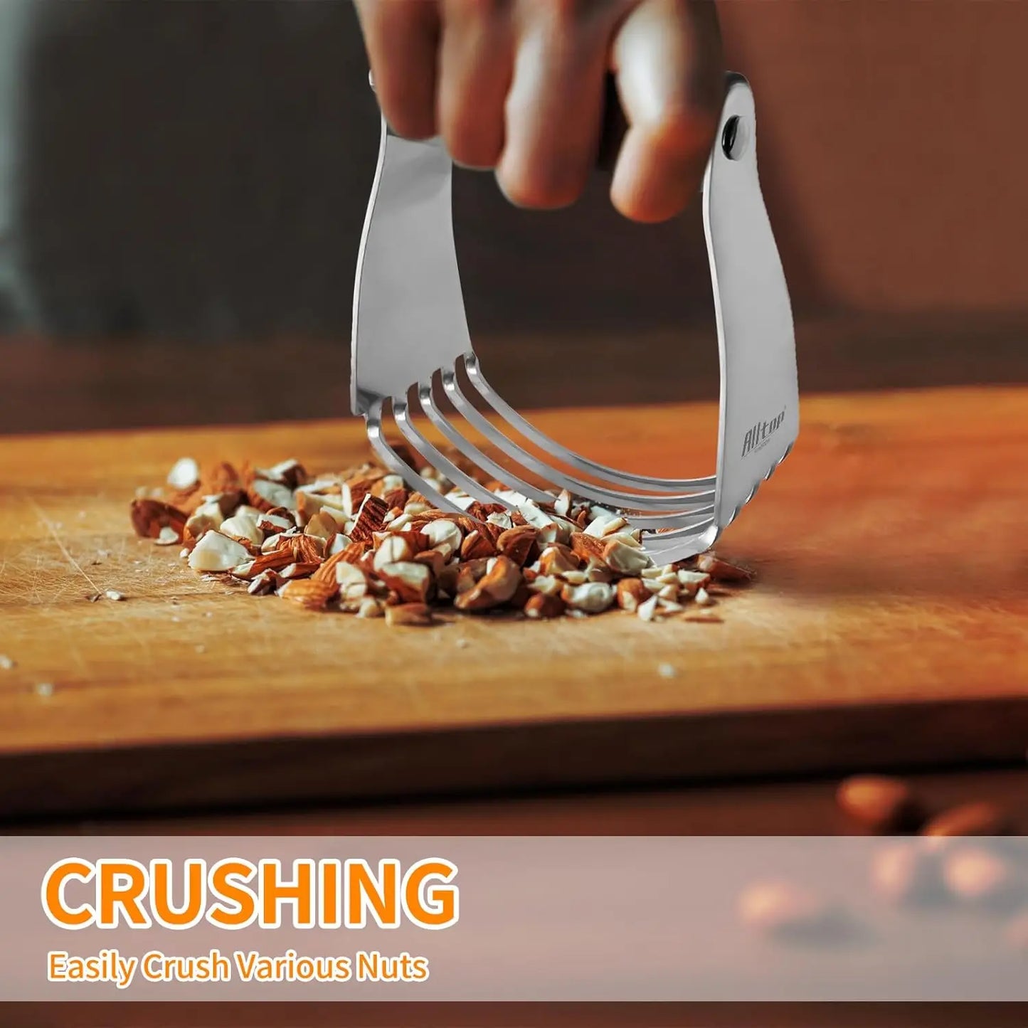 Stainless Steel Bench Scraper and Pastry Blender Cutter Set, Efficient Multipurpose Kitchen Baking Essential Tool with