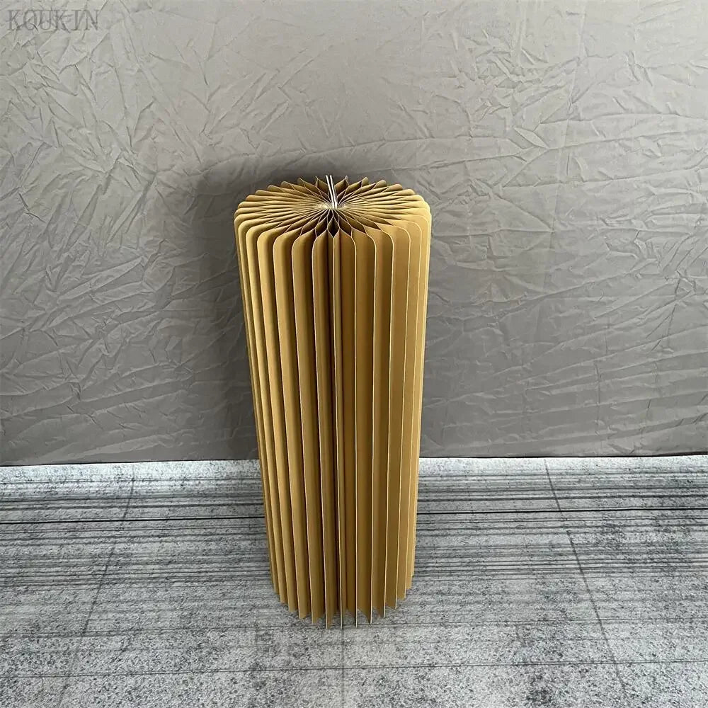 Wedding Props Ornament Cylinder Dessert Table Folding Honeycomb Origami Window Origami Display Stand Birthday Party Decoration