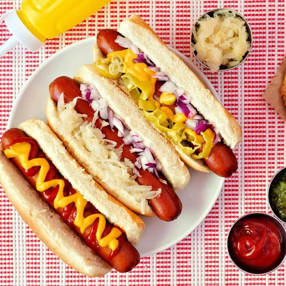 Oscar Mayer Extra Large 8 Hot Dog Roller & Bun Toaster Oven, Stainless Steel Grill Rollers