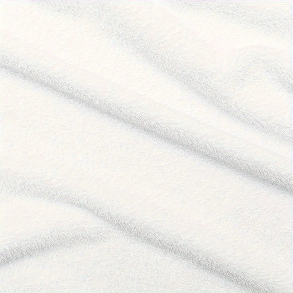 Cozy Christmas Flannel Throw Blanket - Santa Claus, Holly Berries & Gift Box Design | Soft & Warm for Naps, Camping, Travel