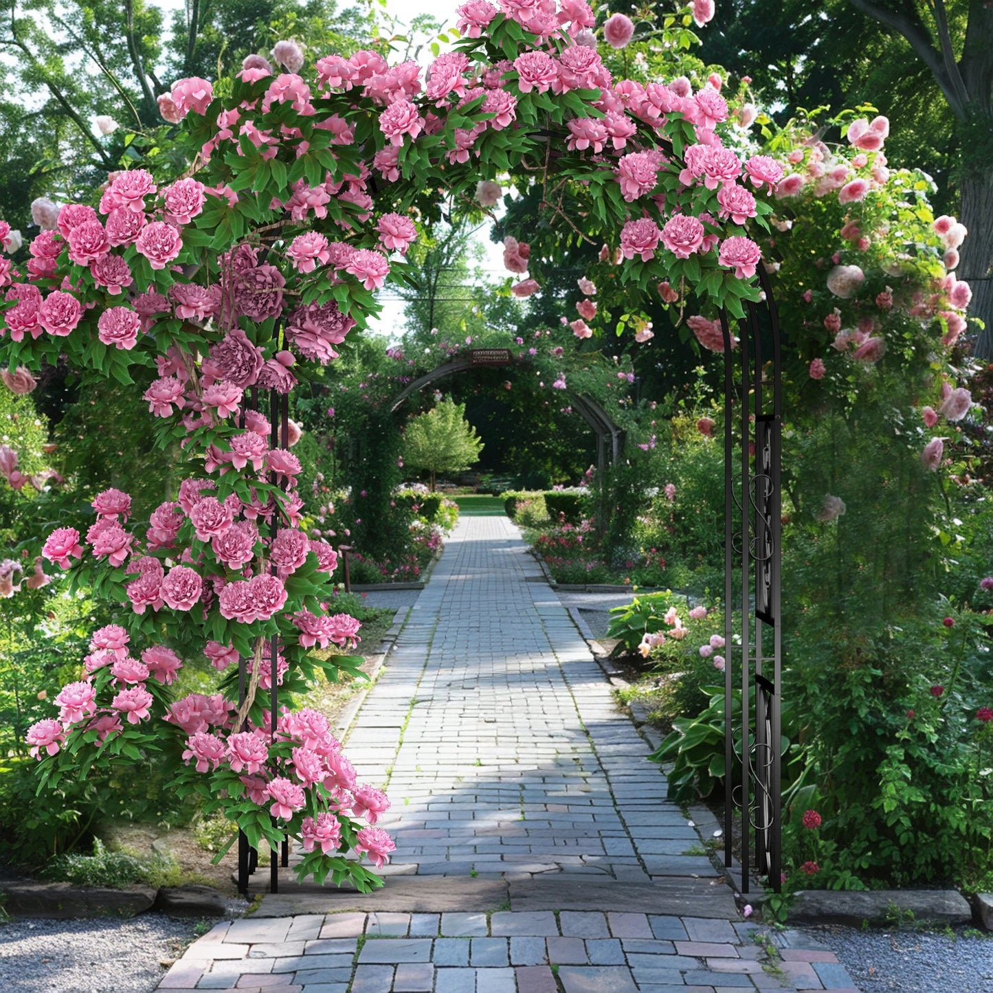 Metal Garden Plant Trellis for Clambing Plants Wedding Arch Frame