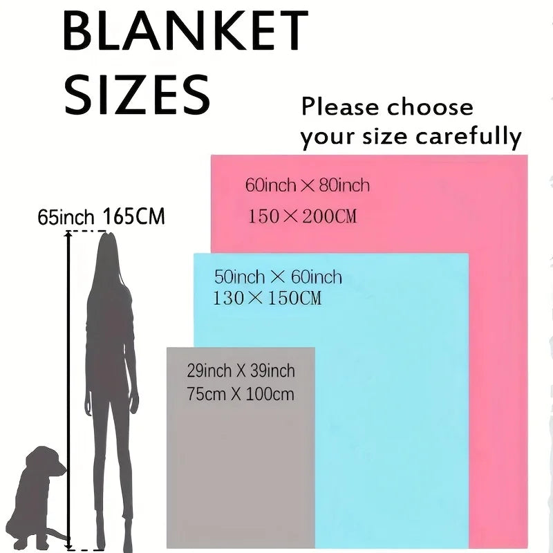 1Pc to My Daughter Print Blanket, Soft Blanket for Sofa Office Bed and Traveling Daughter Birthday Gift