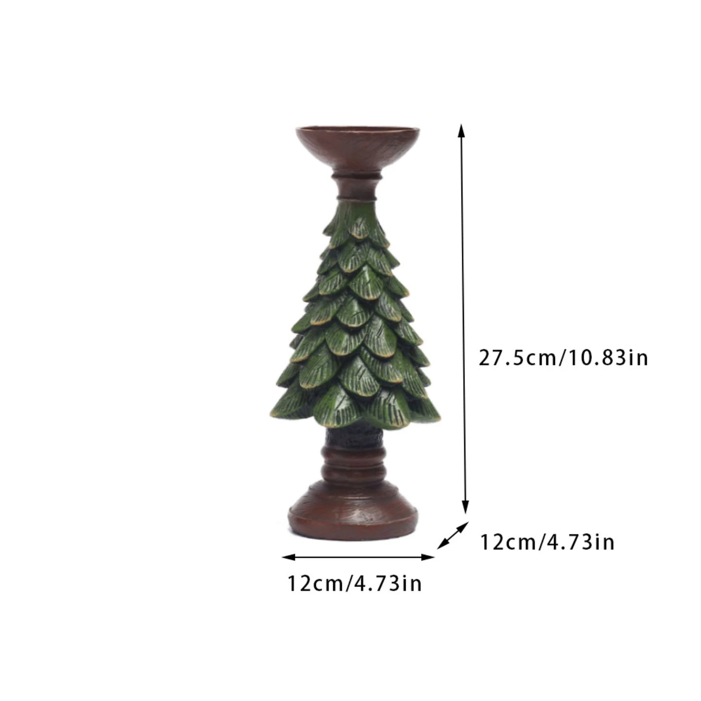Christmas Tree Candle Holder Home Restaurant Counter Desktop Christmas Atmosphere Christmas Decoration Candle Ornaments New