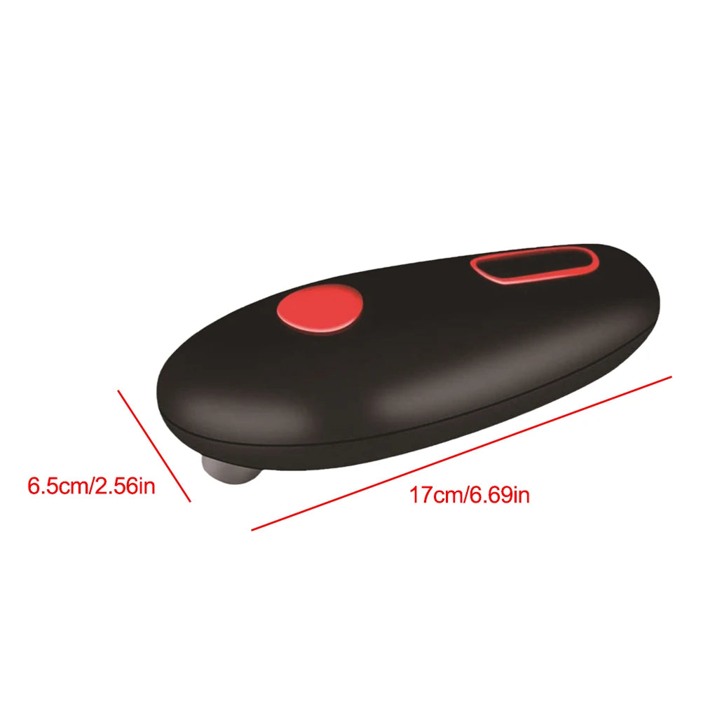 Electric Can Opener Mini One Touch Automatic Smooth Edges Jar Can Tin Touch No Sharp Edges Handheld Jar Openers Kitchen Bar Tool