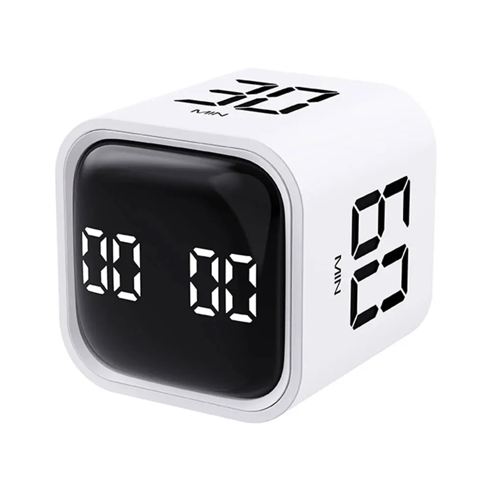 Productivity Cube Timer 5/10/30/60 Minutes and  Countdown Mini Digital Timer Electronic Timer for Tasks Work Study Kitchen