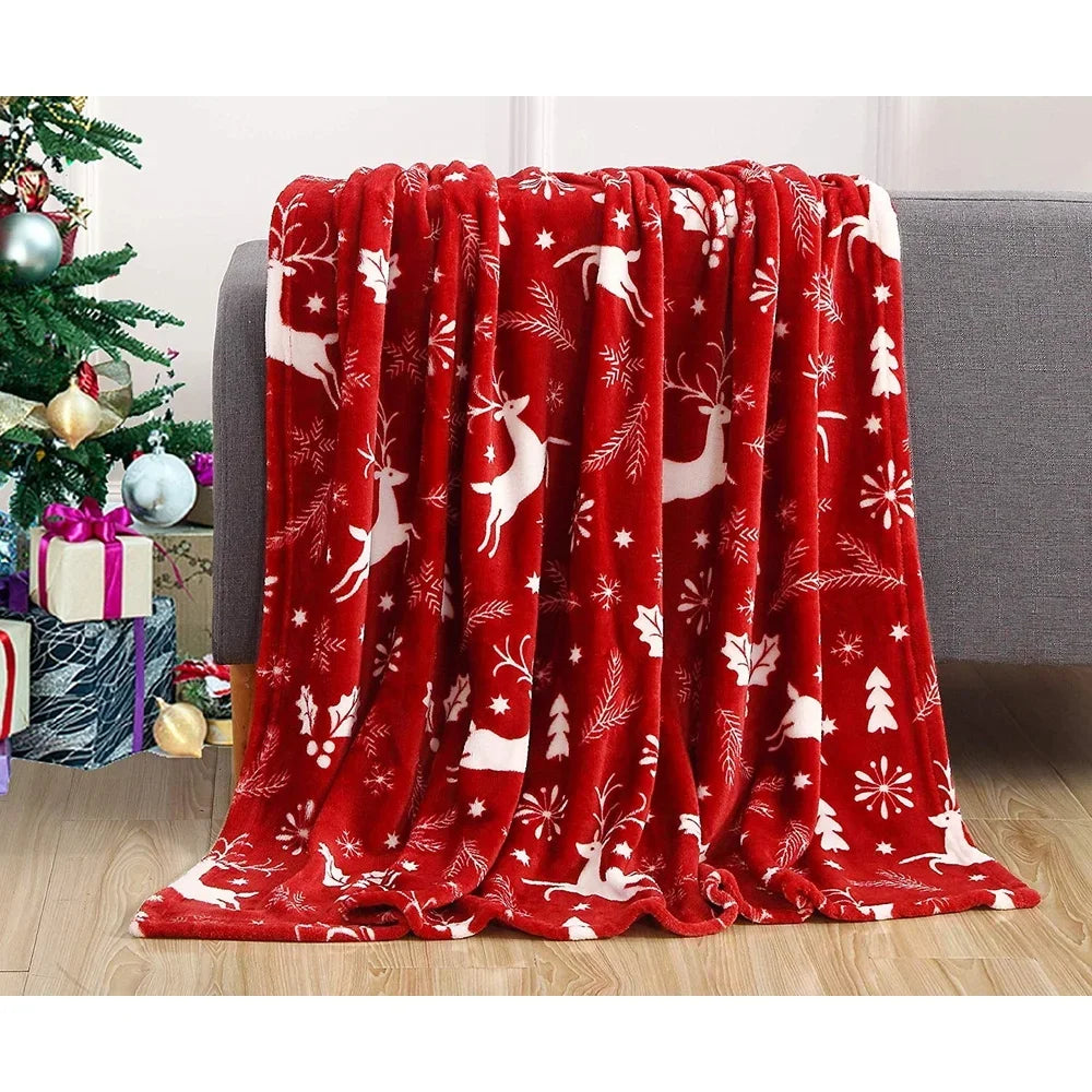 Super Soft Microfleece Blanket Throw Lightweight Warm Cozy Machine Washable Durable Hypoallergenic Perfect Couch Bed TV Lounge