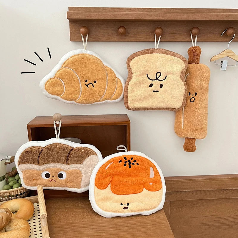 Kitchen Hand Towel Handkerchief Vegetable Hand Towel for Kitchen Bathroom Christmas Hand Towel Gifts Ababsorbent Handtowel 손수건