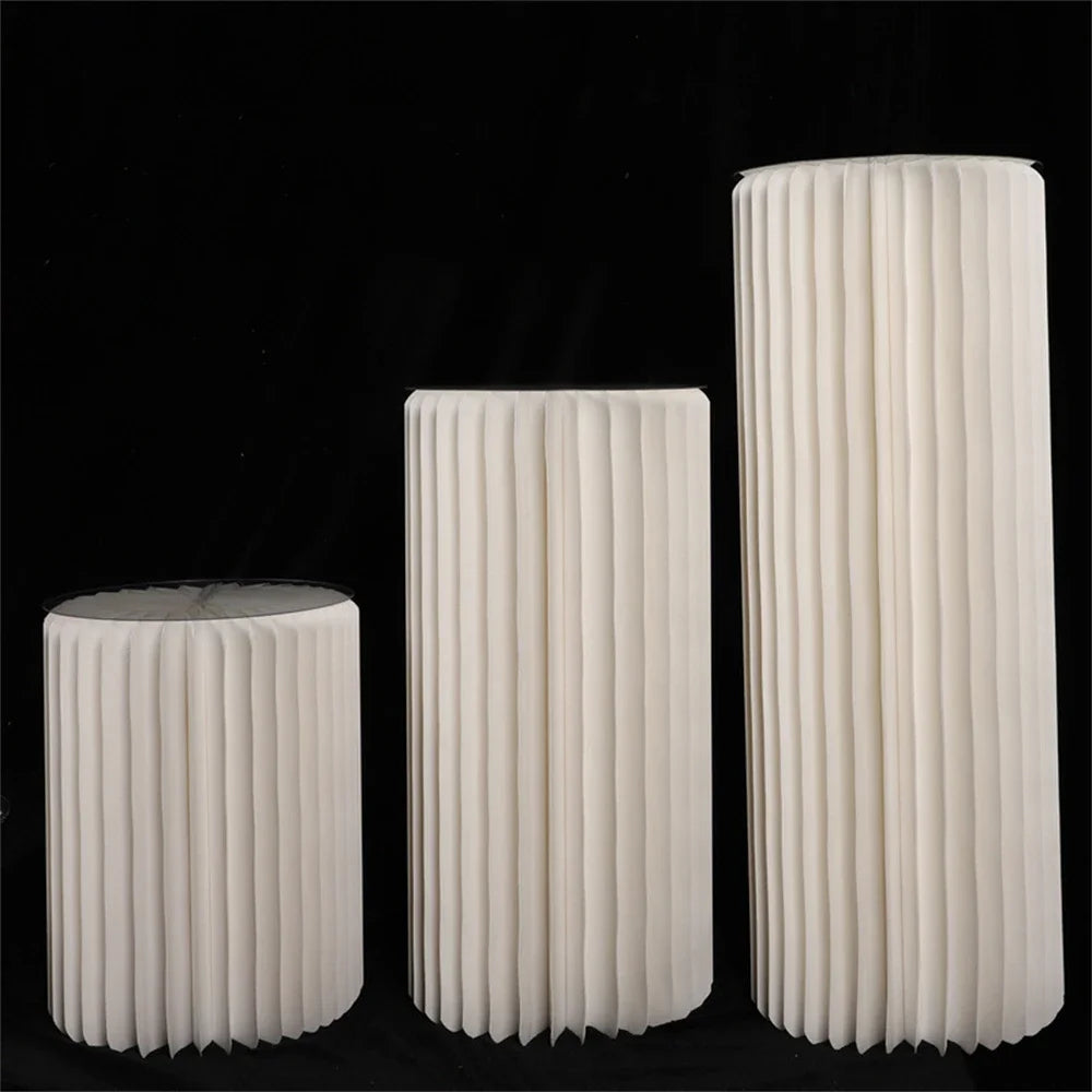 Folding Paper Roman Column Ornaments Party Wedding DIY Decoration  Dessert Cake Table Stand Columns  Decoration Display Stand