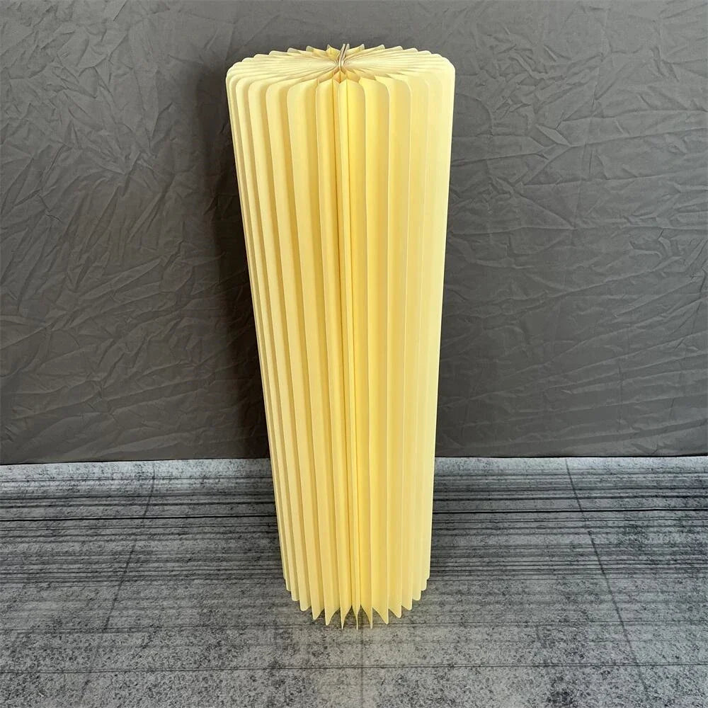 Paper Folding Cylinder Display Rack for Wedding Birthday Party Decor Dessert Table Cake Stand Home Ornaments Ramadan Decoration