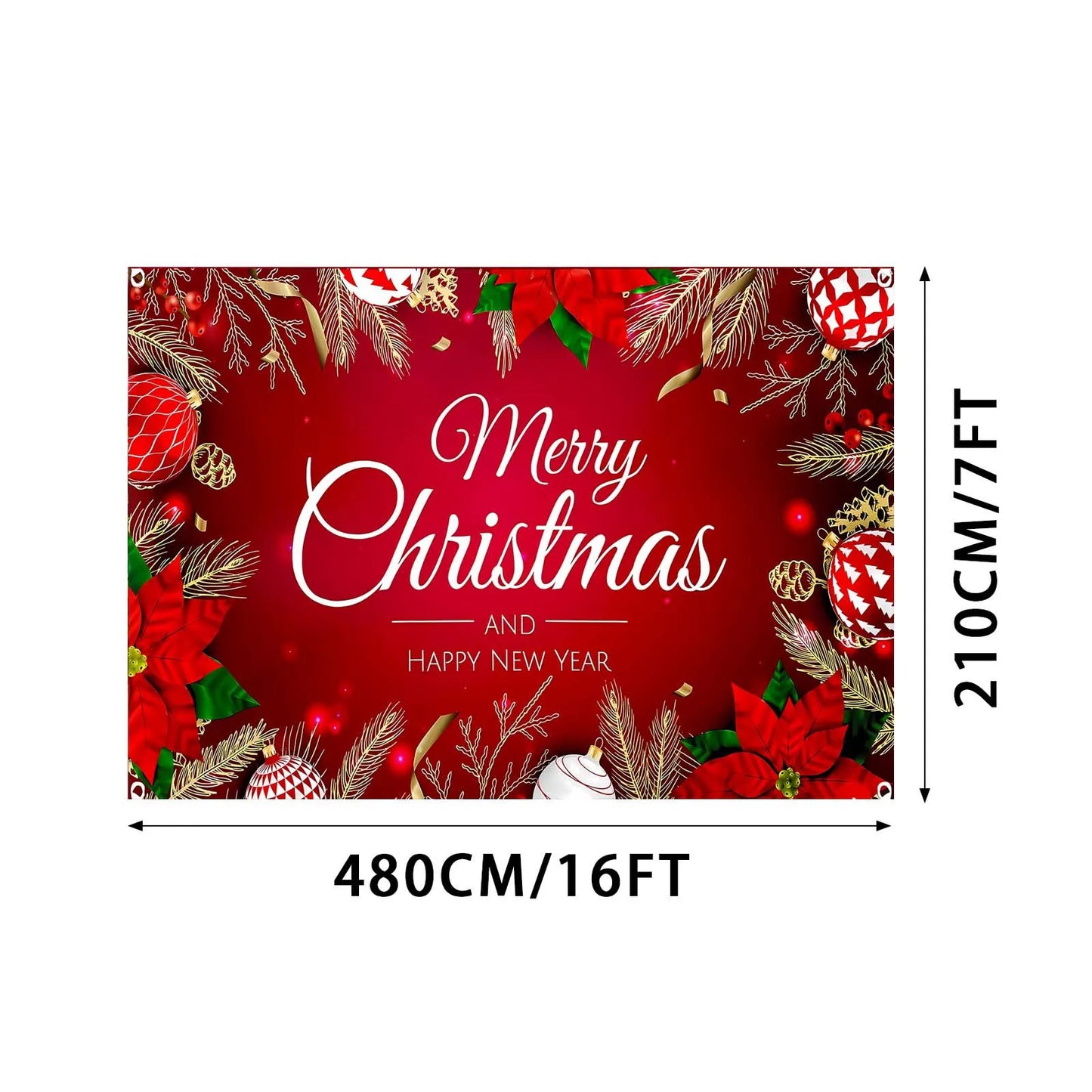 Christmas Garage Door Decoration Christmas Garage Door Banner Mural Cover 7 X 16 Feet Large Merry Christmas Sign For Christmas