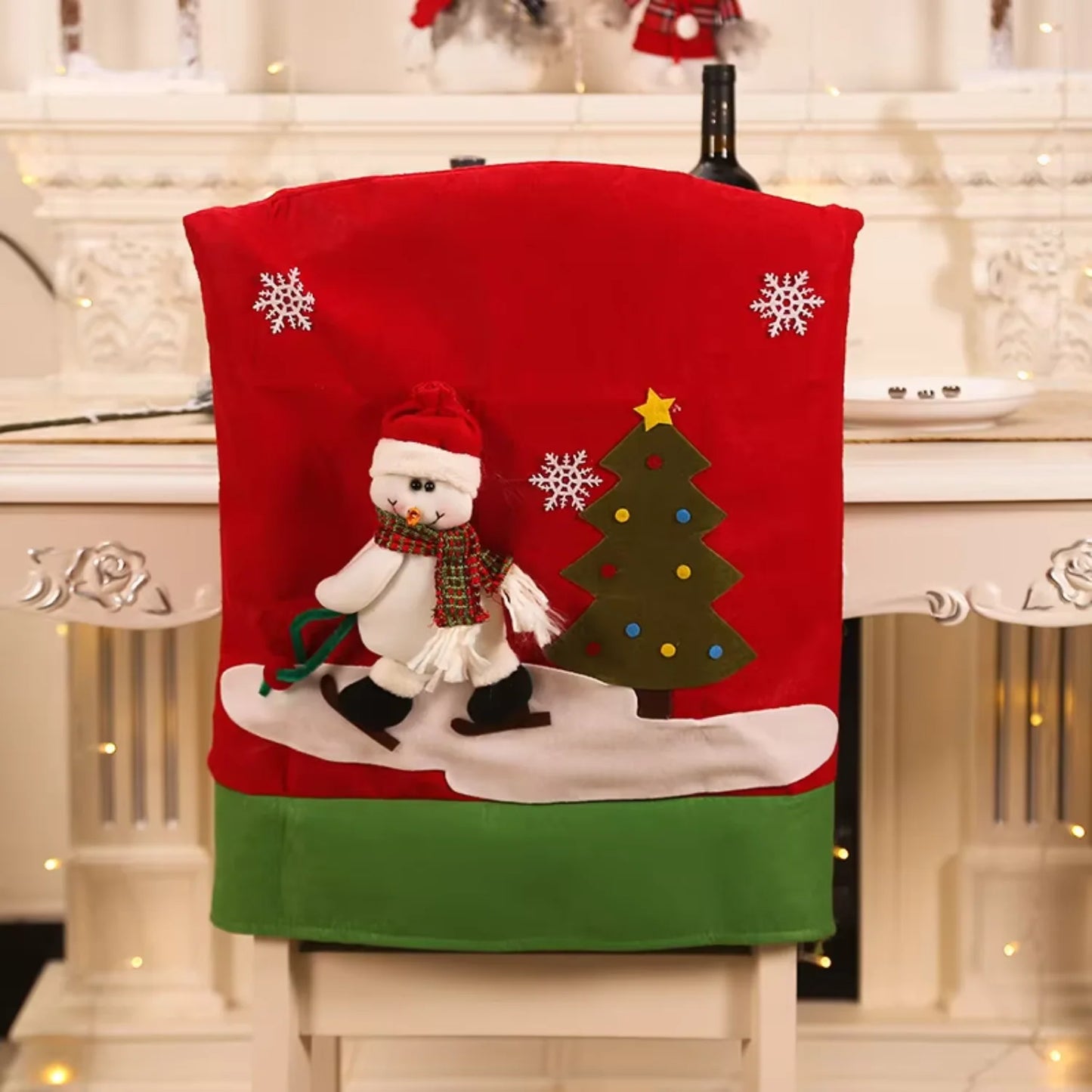 Christmas decorations new style Christmas chair cover Christmas Table Party Decoration