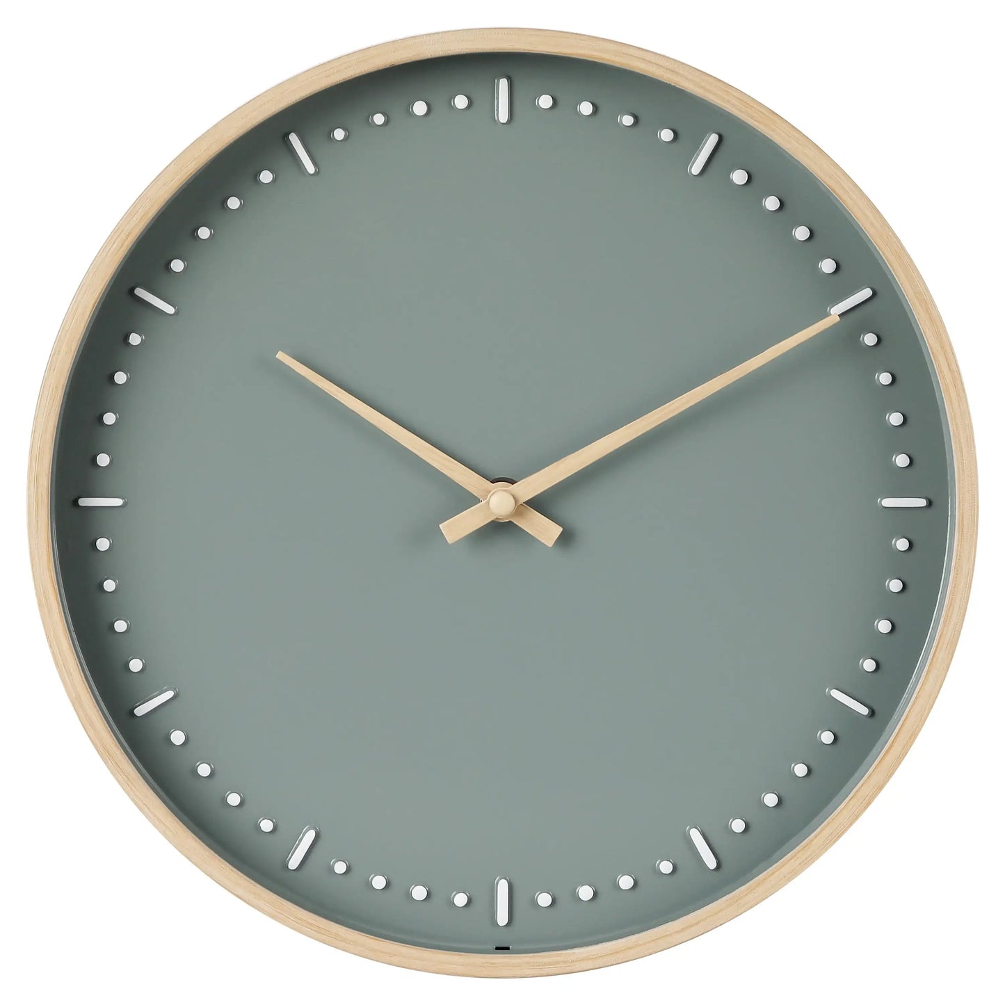 Modern Abstract Wall Art Clock - 11.5 Inch Oversized Canvas Print, Silent Sweep, Contemporary Home Office Decor