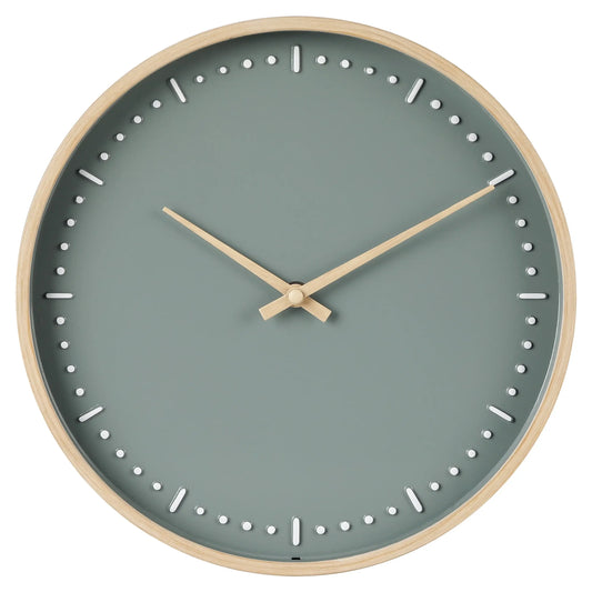 Modern Abstract Wall Art Clock - 11.5 Inch Oversized Canvas Print, Silent Sweep, Contemporary Home Office Decor